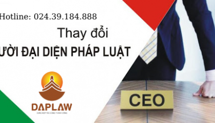 THAY ĐỔI NGƯỜI ĐẠI DIỆN THEO PHÁP LUẬT THEO LUẬT DOANH NGHIỆP NĂM 2020 NHƯ THẾ NÀO?